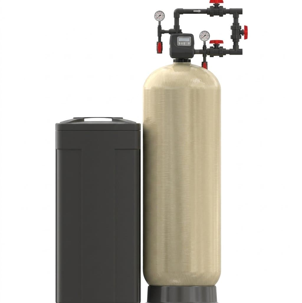 Commercial Simplex Water Softeners System