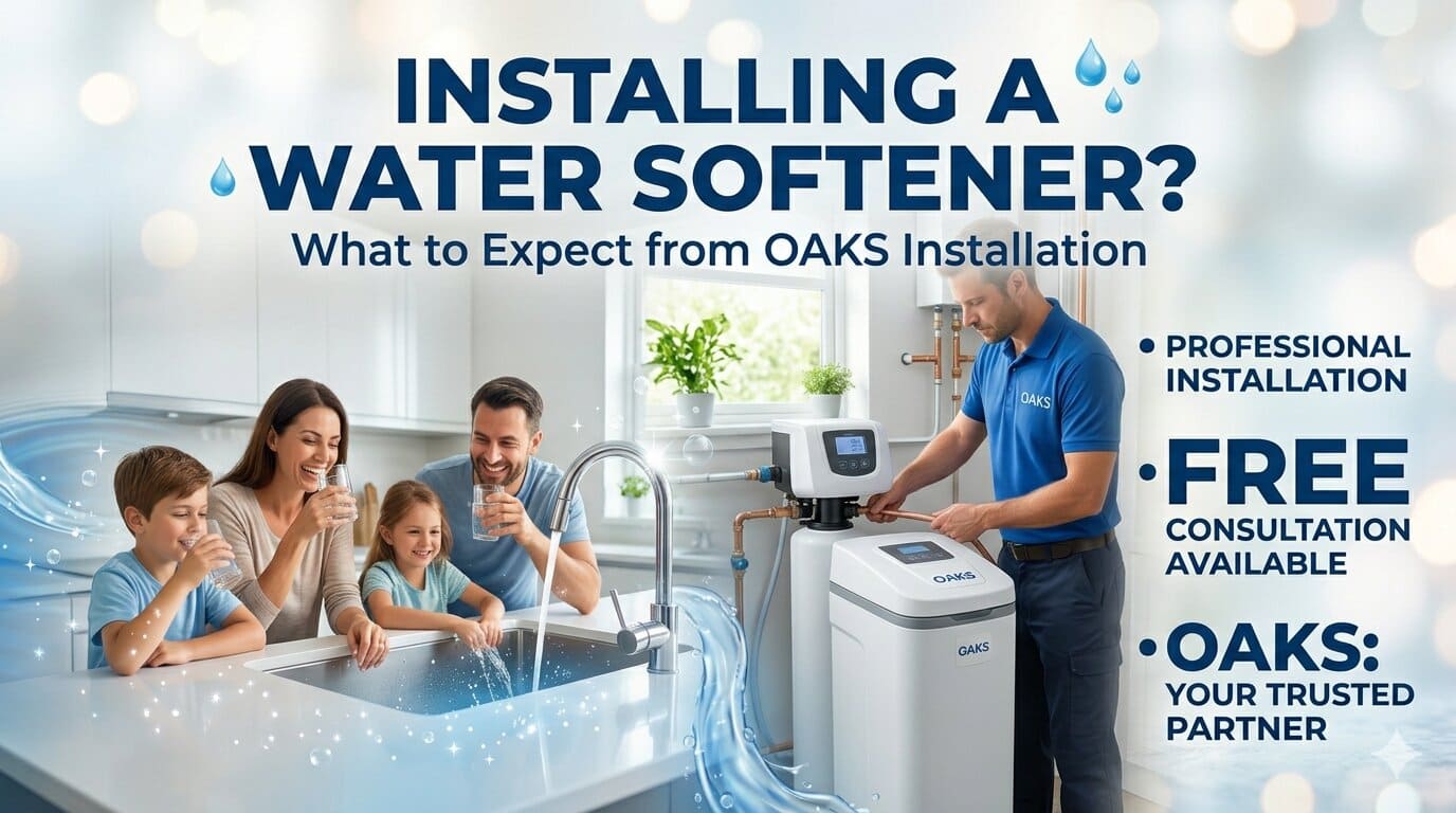Installing a Water Softener What to Expect from OAKS Installation