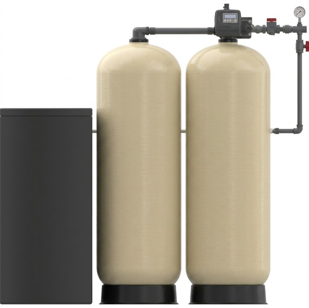 Twin Alternating Water Softeners system