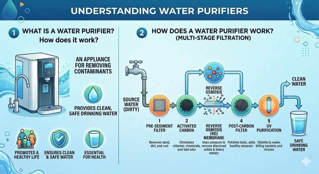 What is a Water Purifier? How does it work?